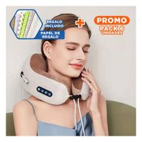 Pack6 Cojin Funcional Masajeador Electrico de Cuello para Uso Diario en Casa Y+Papel Regalo