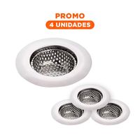 Pack4 Filtro de Conducto Plateado con Funcion Filtradora y Dimension 7cm Y+Regalo Sticker