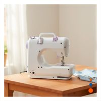 Costurera para Espacios Reducidos con Funcion Casera en Blanco Compacto Y+Ligas Regalo