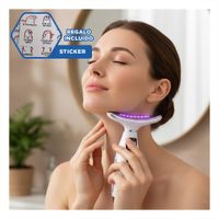 Equipo Facial 7 Modos de Color Rutina Facial Blanco Recargable Diario Y+Regalo Sticker