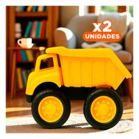 Pack2 Vehiculo de Construccion Infantil para Infantes Y+Regalo Sticker