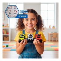 Transporte Estilo Racing Grafiti Multicolor para Juego en Casa Y+Regalo Sticker
