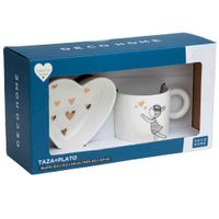 Set DECO HOME Taza + Plato Mamá