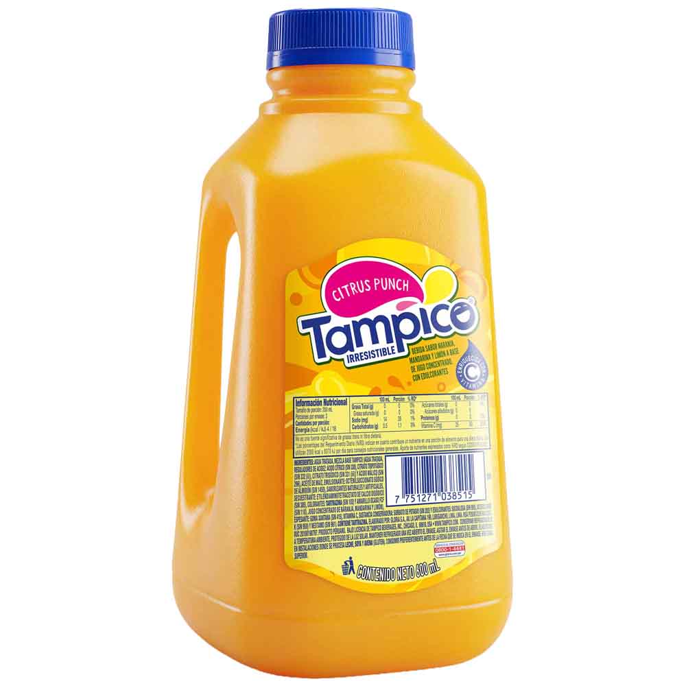 Refresco TAMPICO Citrus Punch Botella 600ml