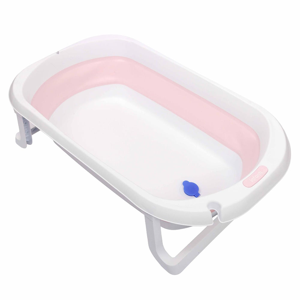 Bañera Plegable para Bebé INFANTI Color Rosado