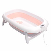 Bañera para Bebé INFANTI con Termómetro Color Rosado