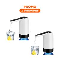 Pack2 Aparato de Agua Electrico Recargable Blanco Para Botellon y Uso Diario