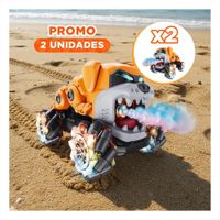 Pack2 Sistema Acrobatico con Control Remoto para Regalo Infantil Color Naranja Y+Regalo Sticker