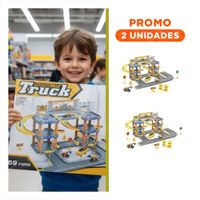 Pack2 Area Didactica de Estacionamiento para Carritos de Construccion