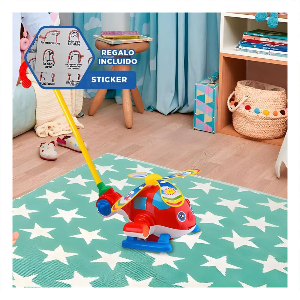 Sistema Giratorio Jalador Rojo Infantil para Juego Continuo y Seguro Y+Regalo Sticker