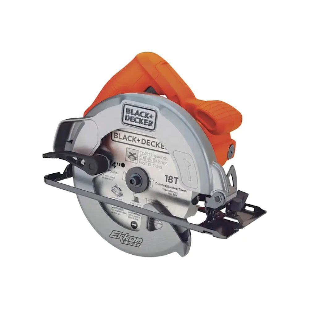 Sierra circular eléctrica Black Decker CS1004 184mm 1400W naranja 50Hz