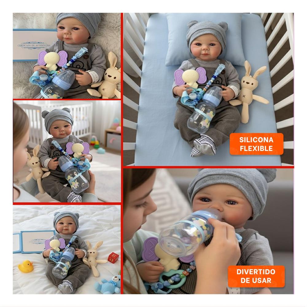 Juguete de Coleccion 48cm con enterizo y polo Blanco para su Energia Y+Post It