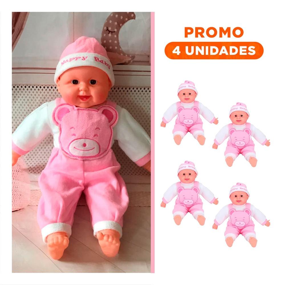 Pack4 Figura Sonora de Oso para Entretenimiento Diario Y+Regalo Sticker