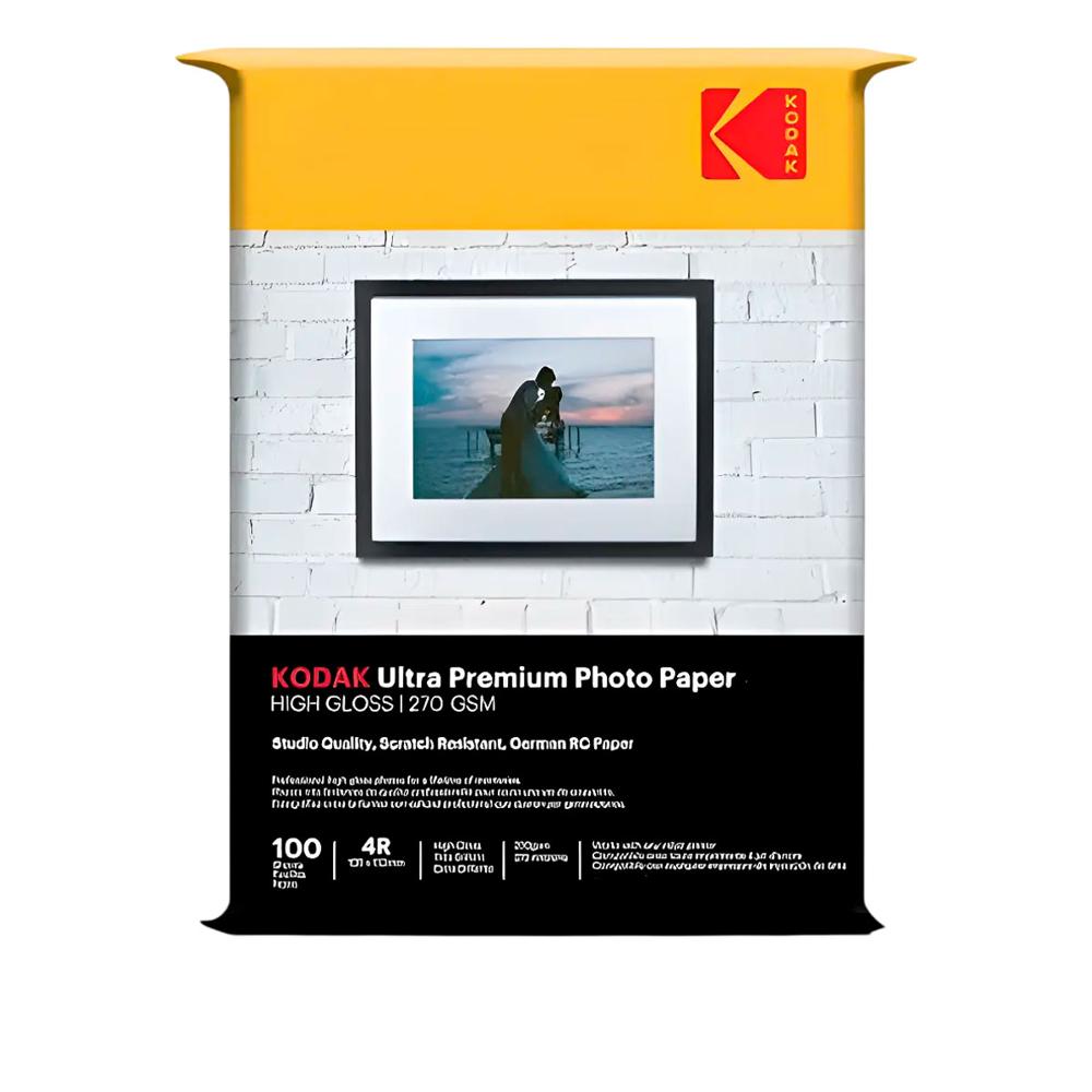 Papel Fotográfico Kodak Ultra Premium 270g 10x15cm X100 Unds