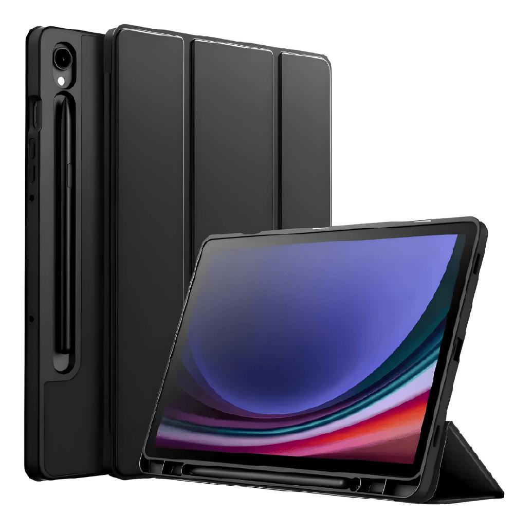 FUNDA SMART COVER PARA SAMSUNG A9 PLUS NEGRO