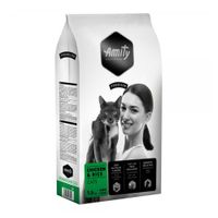 Alimento Amity Premium Pollo y Arroz para Gatos Adultos 1.5Kg