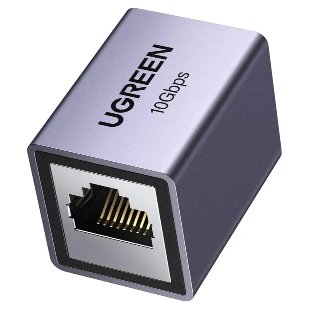 UGREEN Extensor RJ45 Ethernet Cat7 Cat6 Cat5e Acoplador Metálico
