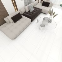 Piso Gress Liso Blanco Brillante 60x60cm 1.44m2 Orange