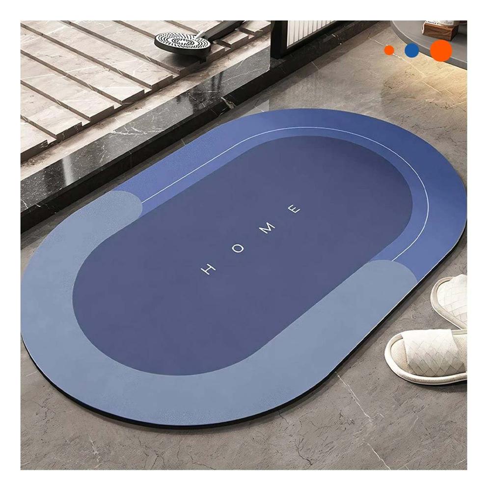 Protector Decorativo Home Azul Acero Formato Ovalado para Decorar Espacios Y+Ligas Regalo