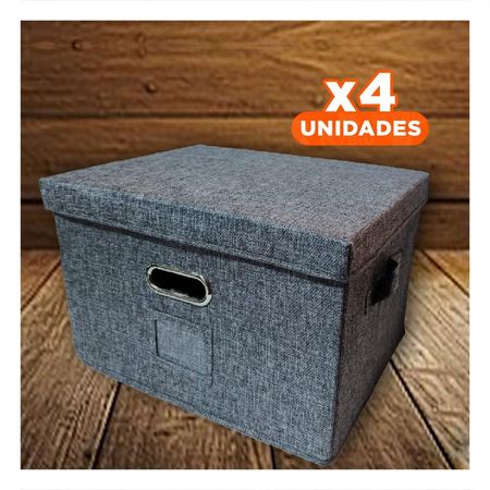 Pack4 Estructura 3 Niveles con Perchera Doble Blanco Facil Orden en Casa