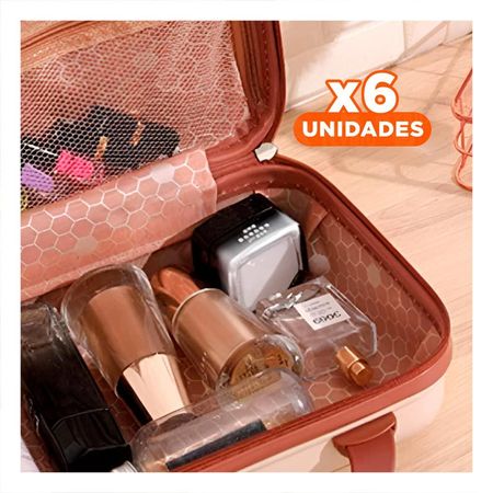 Pack6 Petaca Mini Multiusos Infantil de Oso con Tonos Beige Y+Papel Regalo