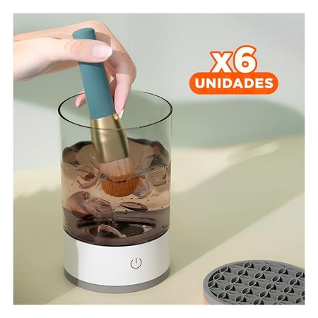 Pack6 Producto Compacto Electrica de Brochas y Pinceles Blanco Y+Regalo Sticker