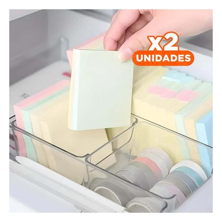 Pack2 Estructura Transparente Acrilica Cuadrada para Escritorio y Hogar Y+Papel Regalo