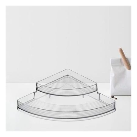 Contenedor Elegante de Acrilico Esquinero Transparente para Organizar Y+Regalo Sticker