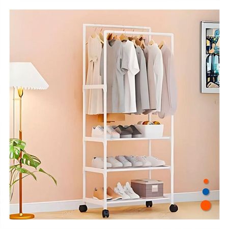 Organizador 3 Niveles con Perchera Doble Blanco Practico para Entrada Y+Post It