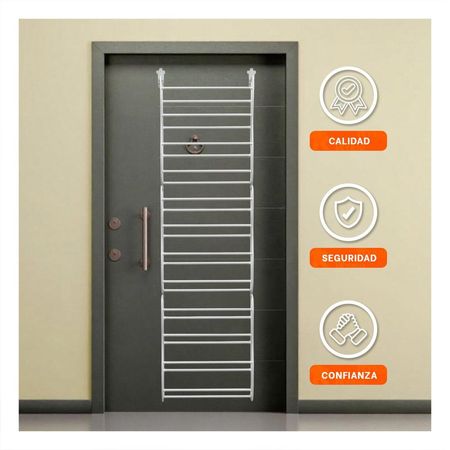 Organizador Colgante de Puerta para 36 Pares Calzado Blanco Hogar Diario Y+Papel Regalo