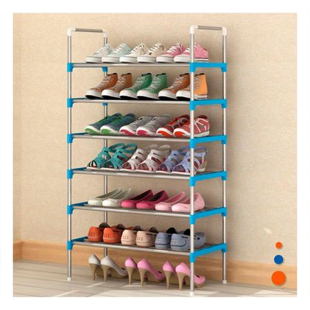 Organizador Vertical 6 Niveles Estilo Funcional para Casa Orden Celeste Y+Regalo Sticker