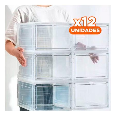 Pack12 Sistema de Almacenaje Apilable para Zapatos con Vista