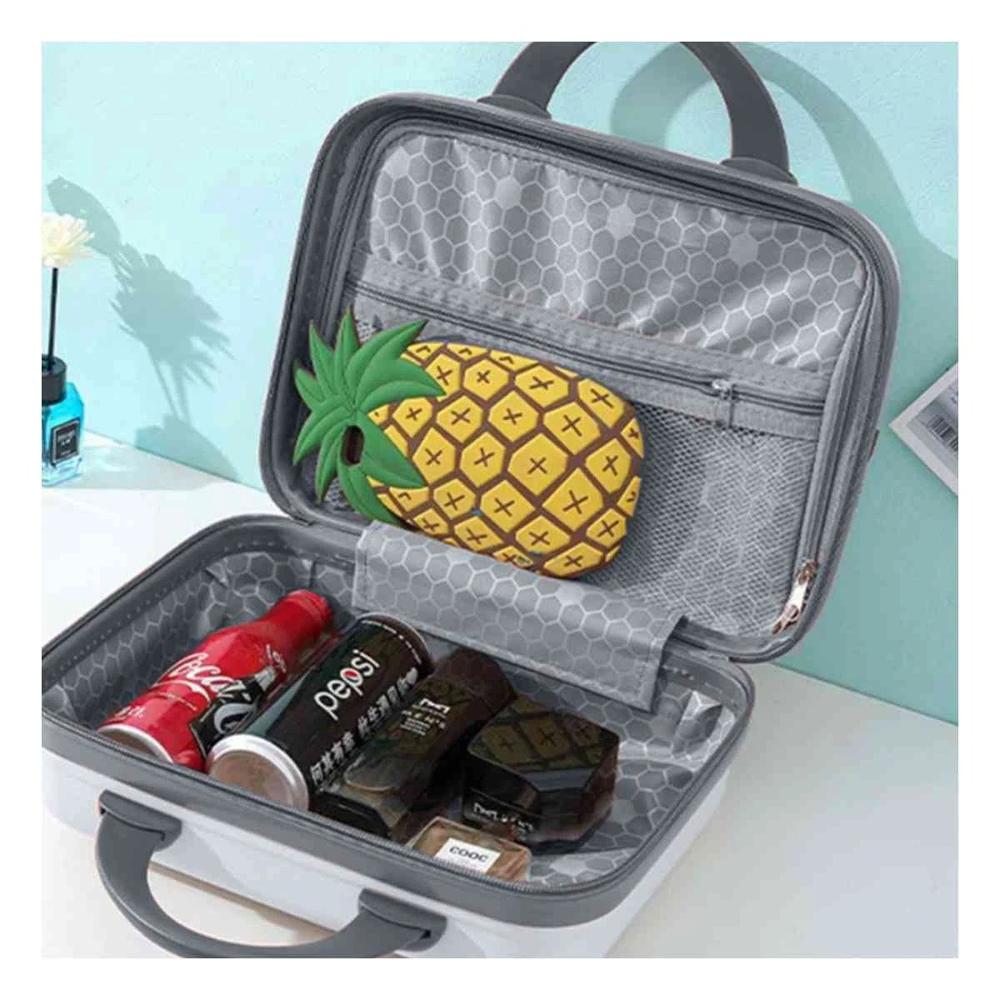 Maleta Mini de Oso Color Plomo con Formato Multiusos Liviano Y+Post It