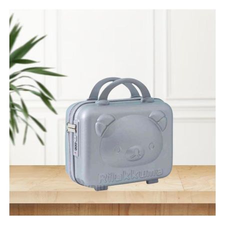 Maleta Mini de Oso Multiusos con Tonalidad Plomo y Cierre Funcional Y+Papel Regalo