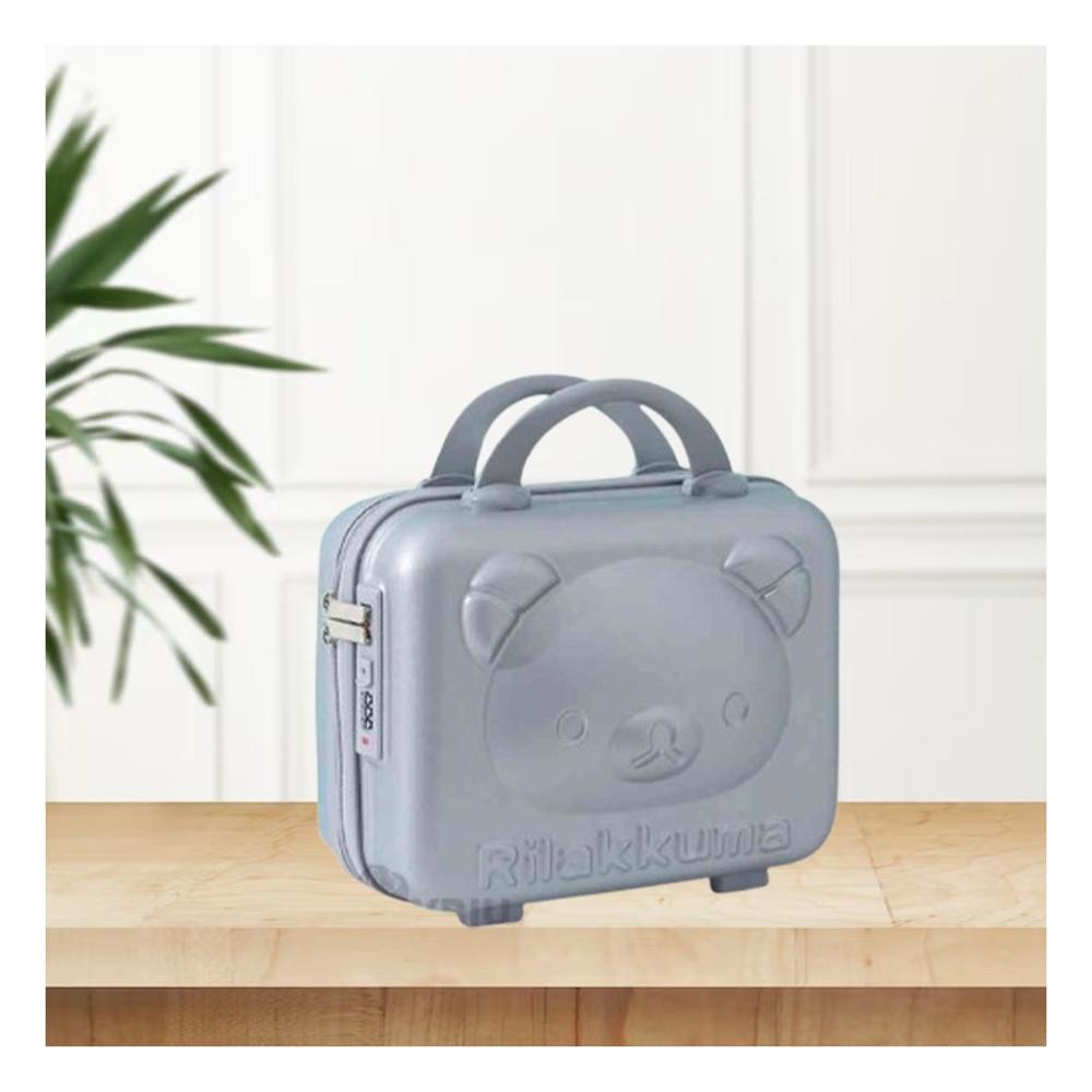 Maleta Mini de Oso Multiusos con Tonalidad Plomo y Cierre Funcional Y+Papel Regalo