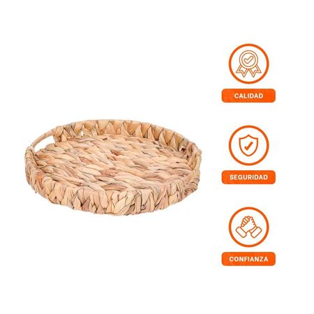 Contenedor decorativo Grass 31x4cm Mostaza para sala y habitación Y+Ligas Regalo