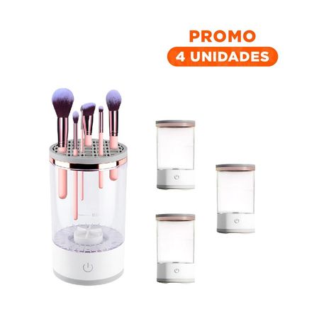 Pack4 Herramienta Compacta Electrica de Brochas y Pinceles Blanco Y+Regalo Sticker