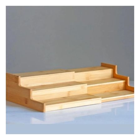 Sistema escalera de madera con tres niveles extendible para decoracion en casa Y+Post It