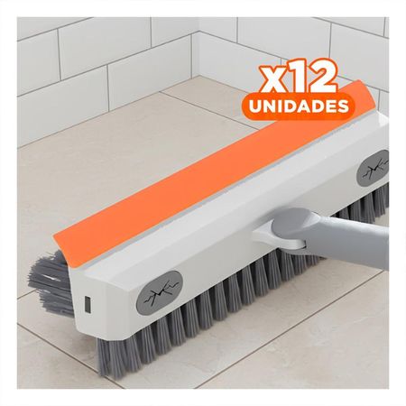 Pack12 Utensilio Domestico con Cepillo y Silicona 3 en 1 para Hogar Ordenado Y+Papel Regalo