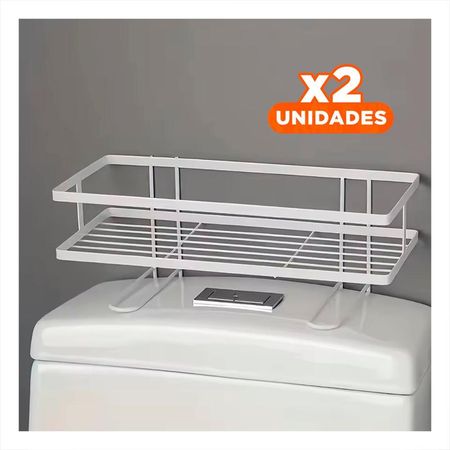 Pack2 Modulo Resistente de Pared 32x14x16cm Blanco Orden Interior Y+Regalo Sticker