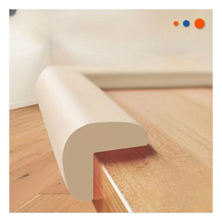Guarda Esquina de Espuma Resistente para Bordes de Muebles y Mesas Crema Y+Post It