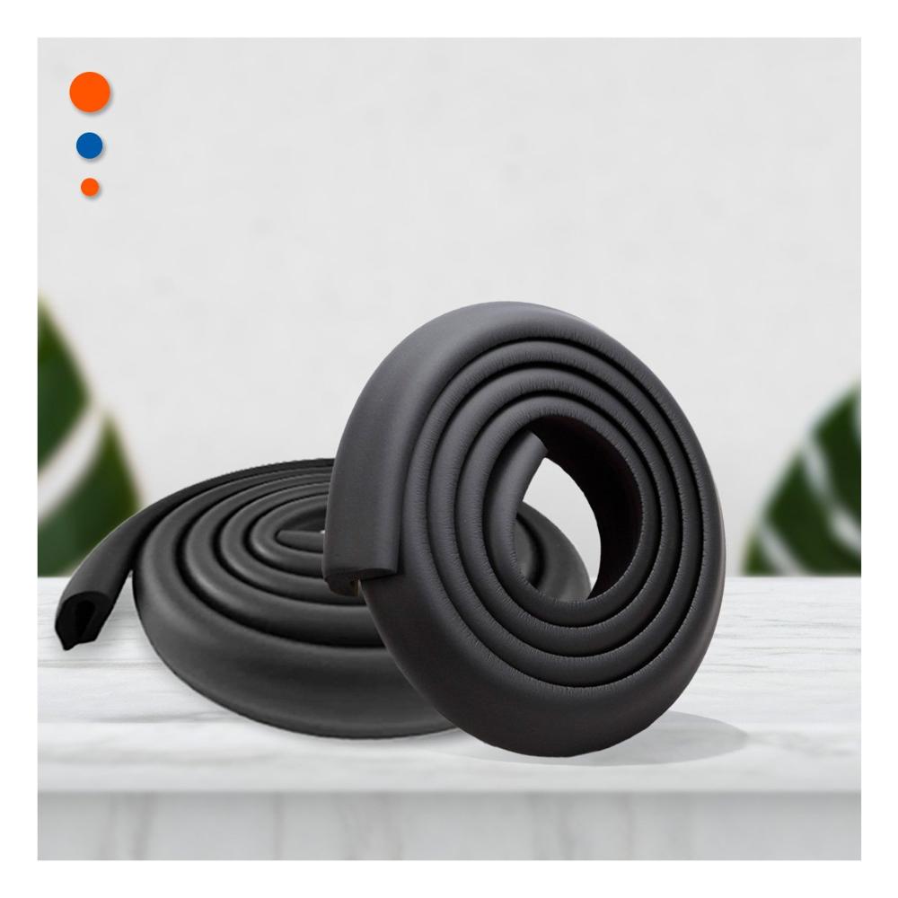 Guarda Esquina de Espuma Resistente para Bordes de Muebles y Mesas Negro Y+Post It