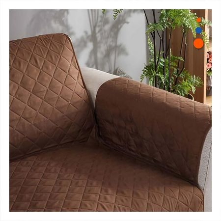 Cubierta para Sofa con Dimensiones 130x195cm en Marron de Uso Diario Y+Regalo Sticker