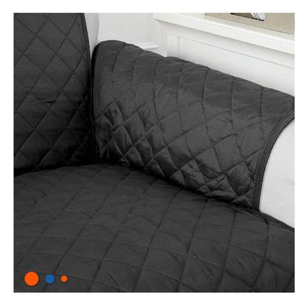 Cubierta Textil de Sofa en Color Negro con Medida 130x195cm para Interior Y+Papel Regalo