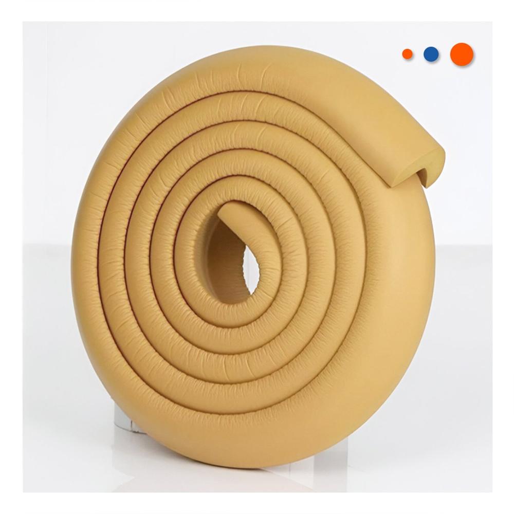 Guarda Esquina de Espuma Flexible para Bordes Filosos de Muebles Hogar Mostaza Y+Regalo Sticker