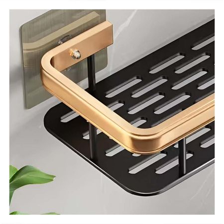 Complemento Flotante Dorado y negro 30x13cm para Estilo Moderno en Casa Y+Regalo Sticker