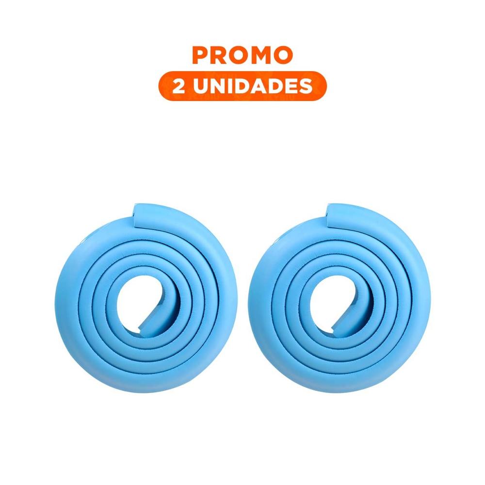 Pack2 Cobertura Esquina de Espuma Flexible para Bordes de Muebles Casa Azul