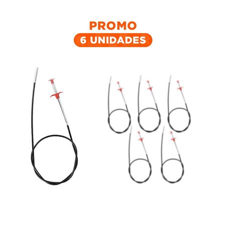 Pack6 Utensilio Desatorador Funcional con Diseno Delgado Negro Casa