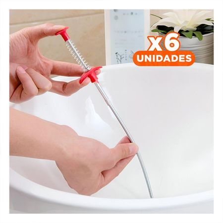 Pack6 Utensilio Desatorador con Punta Flexible Negro Pro Y+Papel Regalo