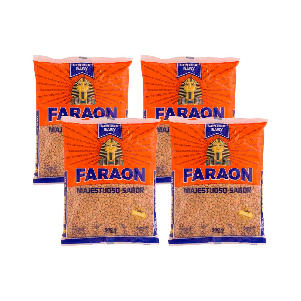 Pack Lenteja Bebé FARAON Bolsa 500g x 4un